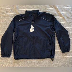 Men's Navy Core365 Windbreaker Jacket